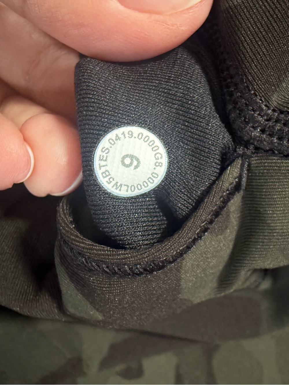 Lululemon Align High Rise Leggings Camo Green Size 6 - Picture 5 of 5